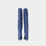 Bottes Jane 100 - Paris Texas - Cuir - Noir