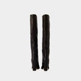 Bottes Jane 100 - Paris Texas - Cuir - Noir