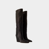 Bottes Jane 100 - Paris Texas - Cuir - Noir