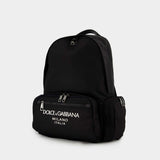 Sac À Dos - Dolce & Gabbana - Nylon - Noir