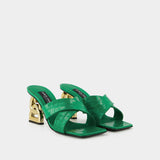 Mules 3.5 - Dolce & Gabbana - Cuir - Zerba/Verde