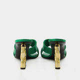 Mules 3.5 - Dolce & Gabbana - Cuir - Zerba/Verde