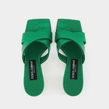 Mules 3.5 - Dolce & Gabbana - Cuir - Zerba/Verde