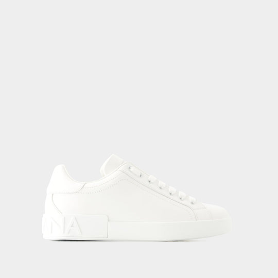 Sneakers - Dolce&Gabbana - Cuir - Blanc