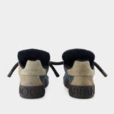 Sneakers Portofino Custom Patch - Dolce & Gabbana - Denim - Bleu