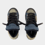 Sneakers Portofino Custom Patch - Dolce & Gabbana - Denim - Bleu