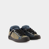 Sneakers Portofino Custom Patch - Dolce & Gabbana - Denim - Bleu