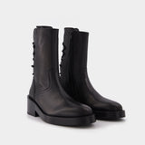 Bottines Henrica en Cuir Noir