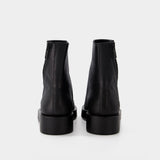 Bottines Ernest en Cuir Noir