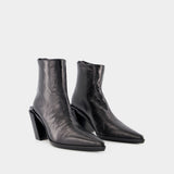 Bottines Florentine - Ann Demeulemeester - Cuir - Noir