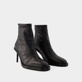 Bottines Hedy - Ann Demeulemeester - Cuir - Noir