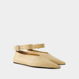 Sandales Ballet - Jil Sander - Cuir - Beige