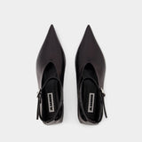 Sandales Ballet - Jil Sander - Cuir - Noir