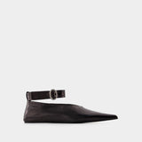 Sandales Ballet - Jil Sander - Cuir - Noir