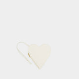 Pochette Heart - Jil Sander - Cuir - Beige
