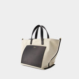 Sac Wander Square - Jil Sander - Tissu - Beige