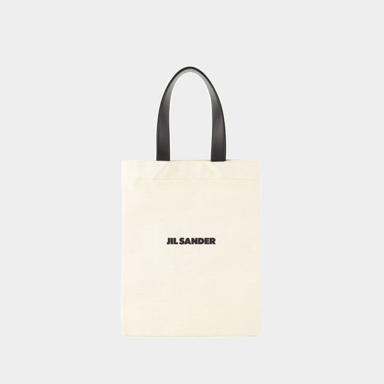Tote Bag Book - Jil Sander - Tissu - Beige