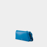 Sac Hobo All Day Buckle - Jil Sander - Cuir - Bleu