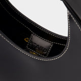 Sac à Bandoulière Mini Moon - Staud - Cuir - Noir