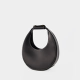 Sac à Bandoulière Mini Moon - Staud - Cuir - Noir