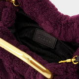 Sac Camille Shearling - Staud - Fourrure - Plum Plum