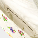 Sac Porté Épaule Tommy Beaded - Staud - Synthétique - Blanc