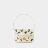 Sac Porté Épaule Tommy Beaded - Staud - Synthétique - Blanc