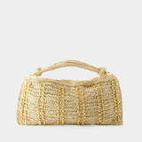 Sac Porté Épaule Hera - Cult Gaia - Raffia - Doré