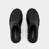 Mules Traktori - Camper - Cuir - Noir
