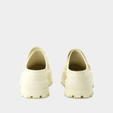 Mules Traktori - Camper - Cuir - Blanc