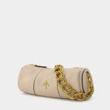 Sac Mini Cylinder en Cuir Ivoire