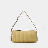 Sac Padded Cylinder en Cuir Crème