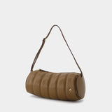 Sac Padded Cylinder en Cuir Marron