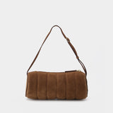 Sac Padded Cylinder en Cuir Marron