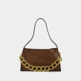 Sac Mini Kesme en Cuir Marron