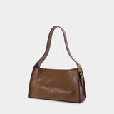 Sac Mini Kesme en Cuir Marron