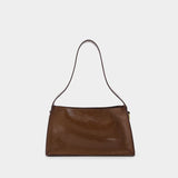 Sac Mini Kesme en Cuir Marron