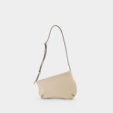 Sac Hobo Mini Curve - Manu Atelier - Cuir - Ivoire