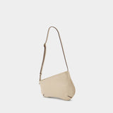 Sac Hobo Mini Curve - Manu Atelier - Cuir - Ivoire