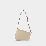 Sac Hobo Mini Curve - Manu Atelier - Cuir - Ivoire