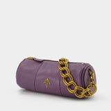 Sac Hobo Xx Mini Cylinder - Manu Atelier - Cuir - Violet