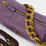 Sac Hobo Xx Mini Cylinder - Manu Atelier - Cuir - Violet