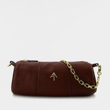 Sac Hobo Cylinder - Manu Atelier - Cuir - Noisette