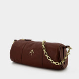 Sac Hobo Cylinder - Manu Atelier - Cuir - Noisette