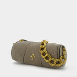 Sac Hobo Xx Mini Cylinder - Manu Atelier - Denim - Gris