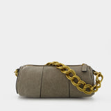 Sac Hobo Xx Mini Cylinder - Manu Atelier - Denim - Gris