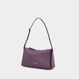 Sac Hobo Mini Prism - Manu Atelier - Cuir - Acier/Violet