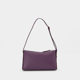 Sac Hobo Mini Prism - Manu Atelier - Cuir - Acier/Violet