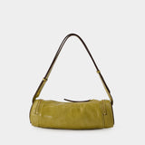 Sac Hobo Cylinder 23 - Manu Atelier - Cuir - Beige