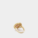 Bague N-Dia Heart 3 en Rose/Or Plaqué Argent